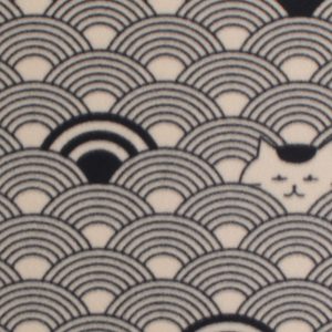 Hiding Cat Blizzard Fleece Fabric