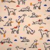 Pink Dog Novelty Cotton Fabric
